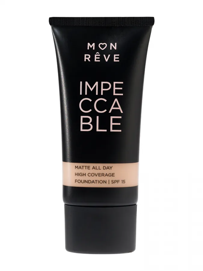 Mon Reve Impeccable Foundation 30ml - Υψηλή Κάλυψη & Ματ Φινίρισμα #107 Mon Reve Impeccable Foundation 30ml - Υψηλή Κάλυψη & Ματ Φινίρισμα #107