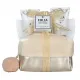FOLIA Gold Nesseser Vanilla – Γυναικείο Σετ Δώρου σε Νεσεσέρ με Shower Gel, Body Lotion & Body Scrub
