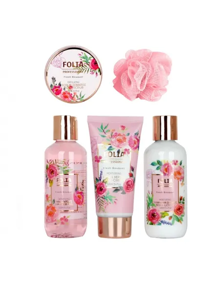 FOLIA Metal Cage Fresh Bouquet – Γυναικείο Σετ Δώρου σε Μεταλλικό Κλουβί 5 τμχ FOLIA Metal Cage Fresh Bouquet – Γυναικείο Σετ Δώρου σε Μεταλλικό Κλουβί 5 τμχ