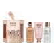 FOLIA Paper Gift Box Vanilla – Γυναικείο Σετ Δώρου με Body Wash, Body Lotion & Body Scrub