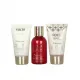 FOLIA Red Nesseser Body Powder – Γυναικείο Σετ Δώρου σε Νεσεσέρ με Shower Gel, Body Lotion & Body Scrub