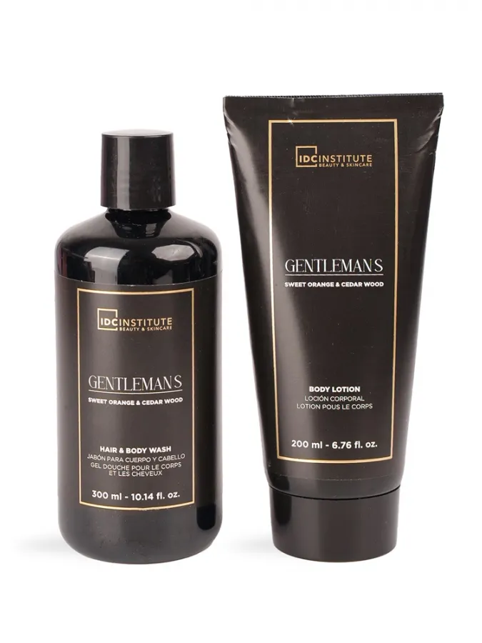 IDC Institute Gentleman's Sweet Orange & Cedar Wood – Ανδρικό Σετ Δώρου με Hair & Body Wash 300ml & Body Lotion 200ml IDC Institute Gentleman's Sweet Orange & Cedar Wood – Ανδρικό Σετ Δώρου με Hair & Body Wash 300ml & Body Lotion 200ml