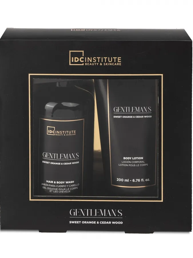 IDC Institute Gentleman's Sweet Orange & Cedar Wood – Ανδρικό Σετ Δώρου με Hair & Body Wash 300ml & Body Lotion 200ml IDC Institute Gentleman's Sweet Orange & Cedar Wood – Ανδρικό Σετ Δώρου με Hair & Body Wash 300ml & Body Lotion 200ml