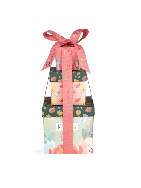 IDC Institute Scented Garden Surprise Gift Set – Γυναικείο Σετ Δώρου με Shower Gel, Body Lotion, Άλατα Μπάνιου & Σφουγγάρι