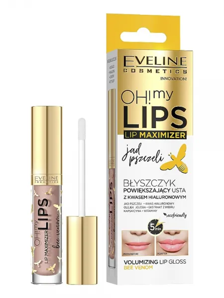 Eveline Oh! My Lips Maximizer Lip Gloss Bee Venom 4.5ml