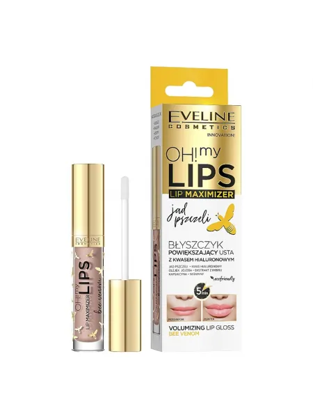 Eveline Oh! My Lips Maximizer Lip Gloss Bee Venom 4.5ml