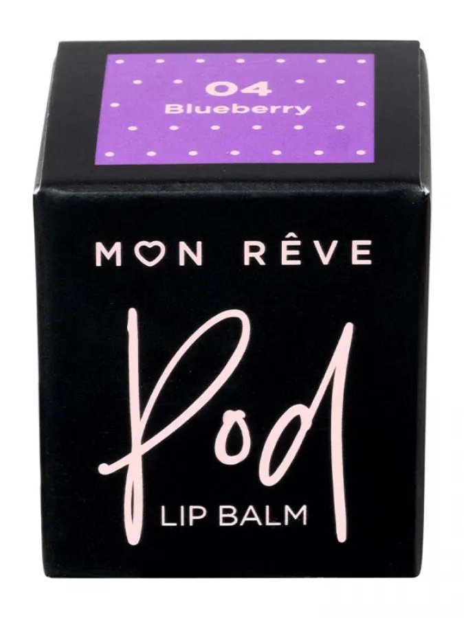 Mon Reve Lip Balm Pod - Ενυδατικό Lip Balm με Λάδι Καρύδας 5gr – #04 Blueberry