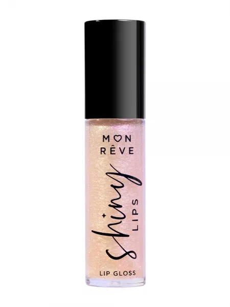 Mon Reve Shiny Lips - Ενυδατικό Lip Gloss για 3D Λάμψη & Όγκο 5ml – #08 PEARL