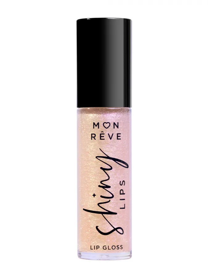 Mon Reve Shiny Lips - Ενυδατικό Lip Gloss για 3D Λάμψη & Όγκο 5ml – #08 PEARL