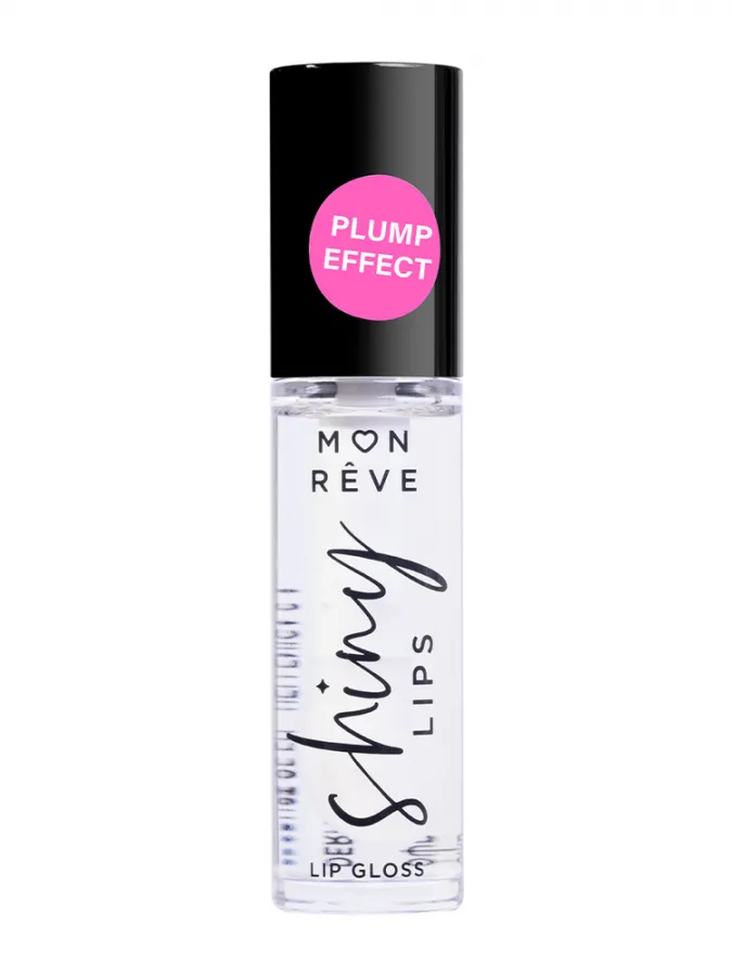 Mon Reve Shiny Lips - Ενυδατικό Lip Gloss για 3D Λάμψη & Όγκο 5ml – #09 CLEAR VOLUME