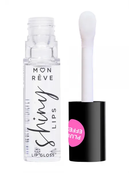 Mon Reve Shiny Lips - Ενυδατικό Lip Gloss για 3D Λάμψη & Όγκο 5ml – #09 CLEAR VOLUME