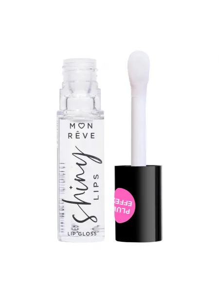 Mon Reve Shiny Lips - Ενυδατικό Lip Gloss για 3D Λάμψη & Όγκο 5ml – #09 CLEAR VOLUME Mon Reve Shiny Lips - Ενυδατικό Lip Gloss για 3D Λάμψη & Όγκο 5ml – #09 CLEAR VOLUME