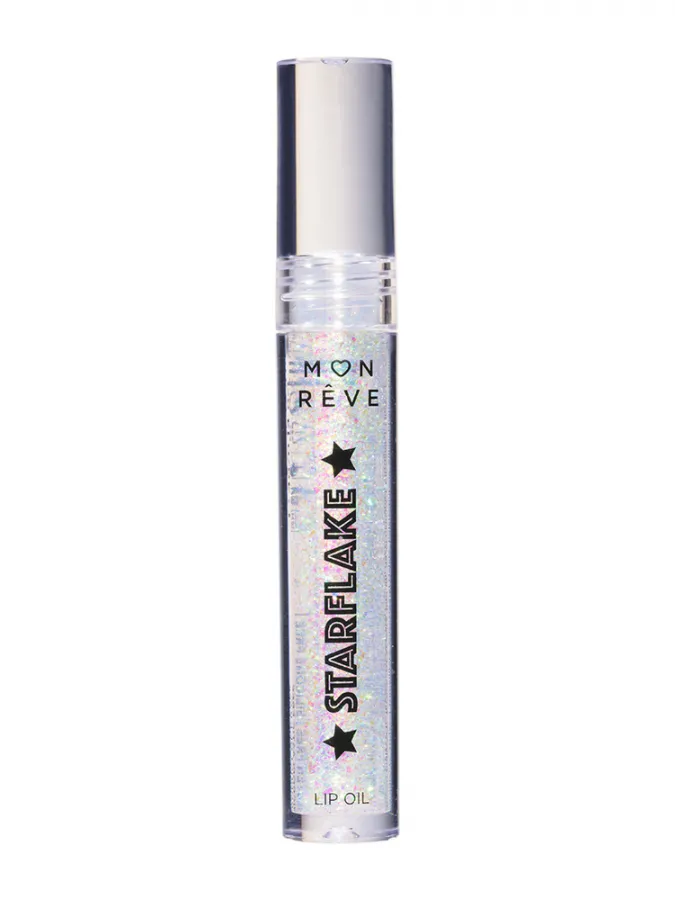 Mon Reve Starflake Lip Oil - Ενυδατικό Έλαιο Χειλιών με Πολυδιάστατη Λάμψη 4gr – #01 FAIRY SPELL