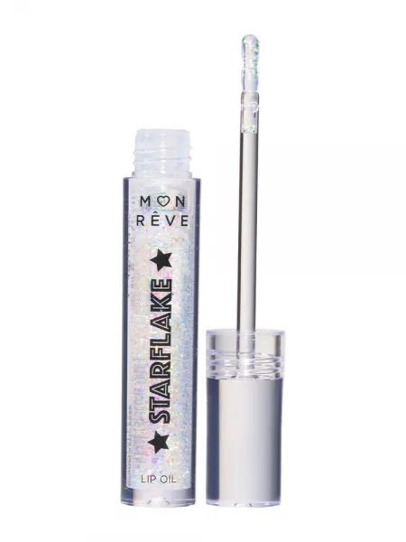 Mon Reve Starflake Lip Oil - Ενυδατικό Έλαιο Χειλιών με Πολυδιάστατη Λάμψη 4gr – #01 FAIRY SPELL