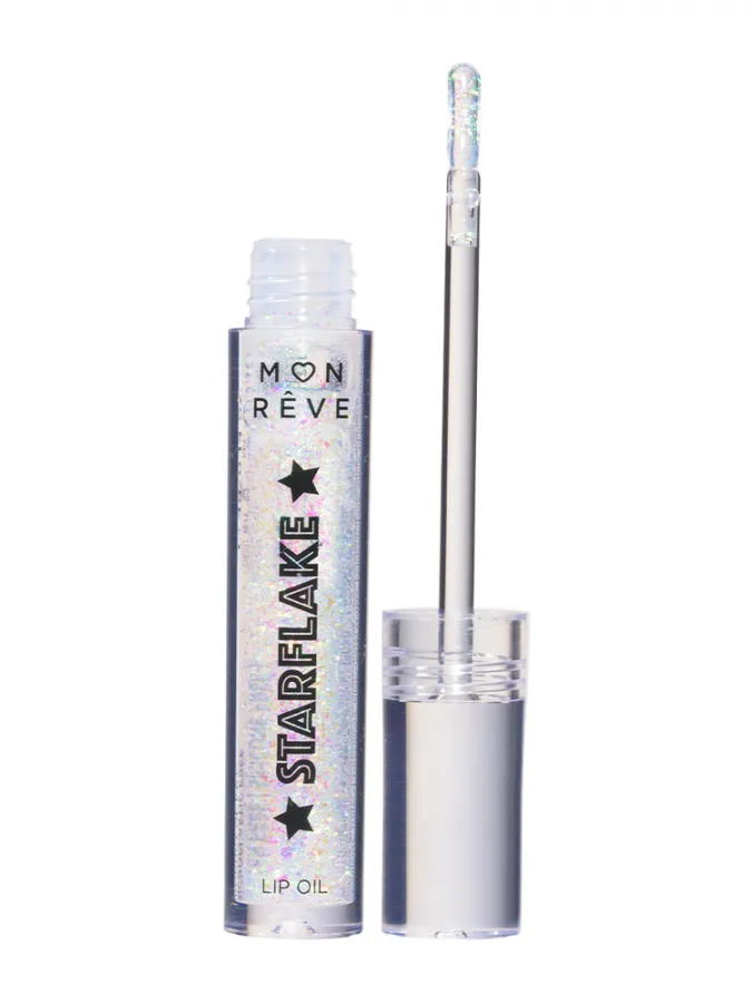 Mon Reve Starflake Lip Oil - Ενυδατικό Έλαιο Χειλιών με Πολυδιάστατη Λάμψη 4gr – #01 FAIRY SPELL