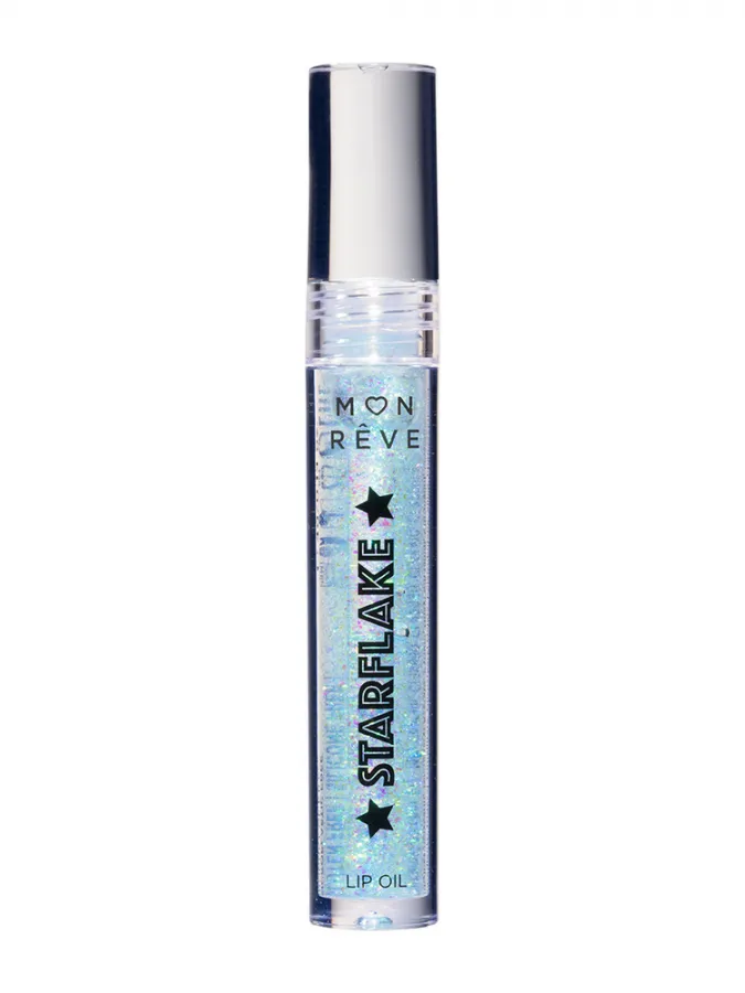 Mon Reve Starflake Lip Oil - Ενυδατικό Έλαιο Χειλιών με Πολυδιάστατη Λάμψη 4gr – #02 MAGIC LAKE