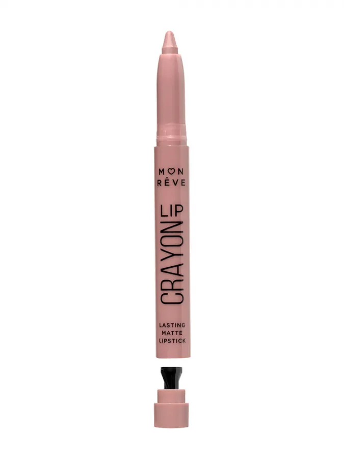 Mon Reve Lip Crayon - Μακράς Διάρκειας Μηχανικό Ματ Κραγιόν 1.5gr #01 LATTE