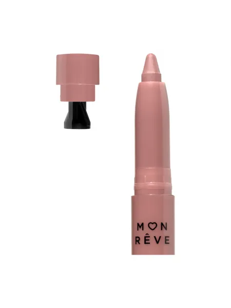 Mon Reve Lip Crayon - Μακράς Διάρκειας Μηχανικό Ματ Κραγιόν 1.5gr #02 BURNT LILAC