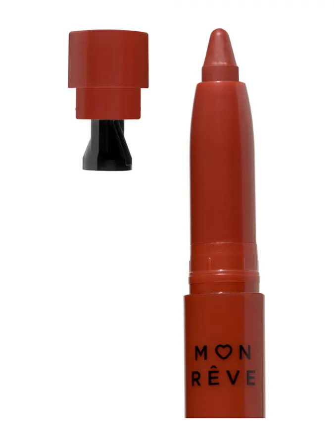 Mon Reve Lip Crayon - Μακράς Διάρκειας Μηχανικό Ματ Κραγιόν 1.5gr #11 ROSEWOOD