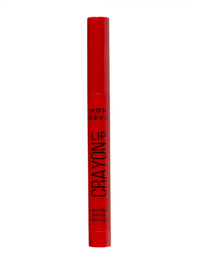 Mon Reve Lip Crayon - Μακράς Διάρκειας Μηχανικό Ματ Κραγιόν 1.5gr #12 TRUE RED