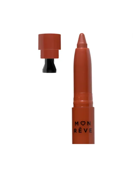 Mon Reve Lip Crayon - Μακράς Διάρκειας Μηχανικό Ματ Κραγιόν 1.5gr #15 CHOCO