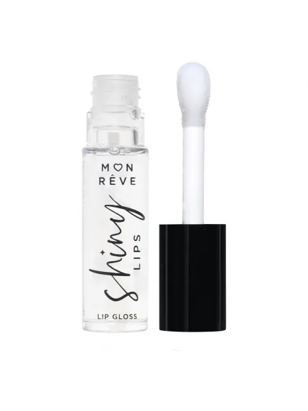 Mon Reve Shiny Lips - Ενυδατικό Lip Gloss για 3D Λάμψη & Όγκο 5ml – #01 CLEAR Mon Reve Shiny Lips - Ενυδατικό Lip Gloss για 3D Λάμψη & Όγκο 5ml – #01 CLEAR