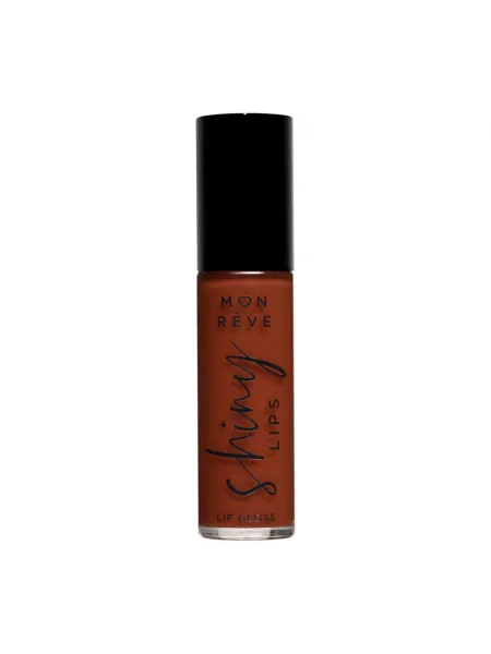 Mon Reve Shiny Lips - Ενυδατικό Lip Gloss για 3D Λάμψη & Όγκο 5ml – #14 SALTED CARAMEL