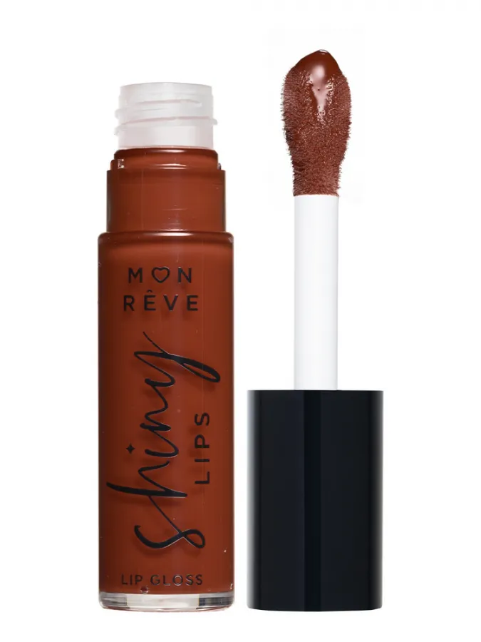 Mon Reve Shiny Lips - Ενυδατικό Lip Gloss για 3D Λάμψη & Όγκο 5ml – #14 SALTED CARAMEL