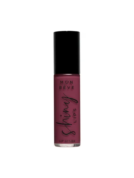 Mon Reve Shiny Lips - Ενυδατικό Lip Gloss για 3D Λάμψη & Όγκο 5ml – #15 SWEET CRANBERRY