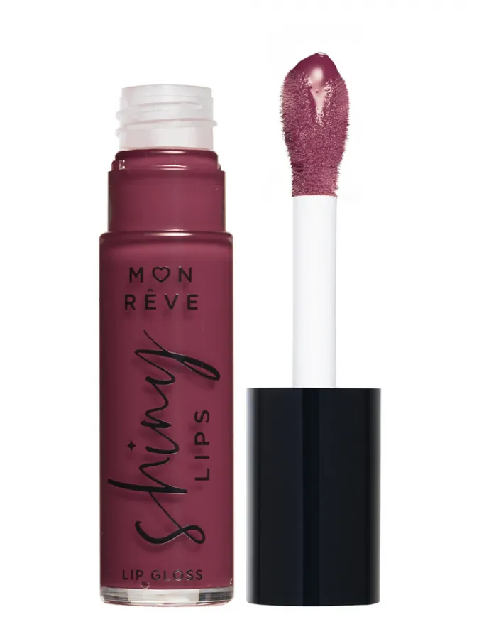 Mon Reve Shiny Lips - Ενυδατικό Lip Gloss για 3D Λάμψη & Όγκο 5ml – #15 SWEET CRANBERRY