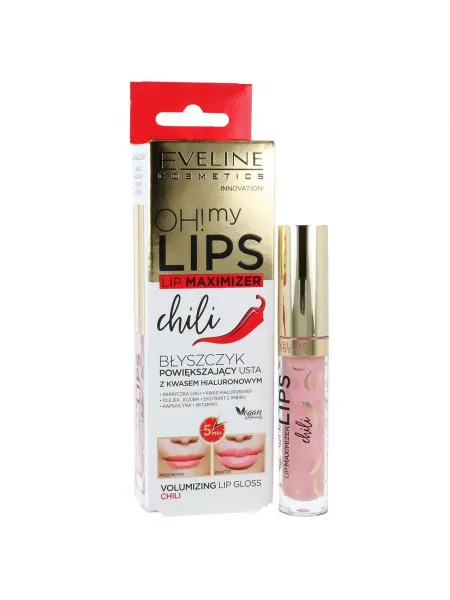 Eveline Lip Maximizer Lipgloss Ηyaluron & Chili 4.5ml