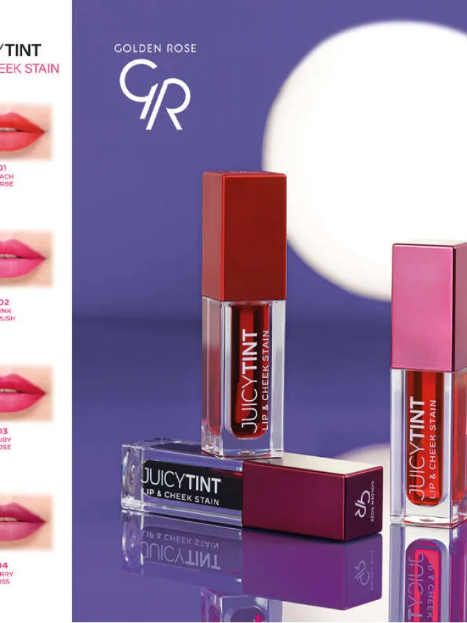 Golden Rose Juicy Tint Lip & Cheek Stain 5,2ml #03 RUBY ROSE