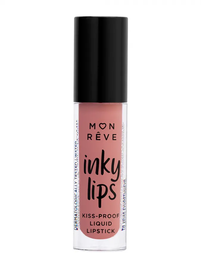 Mon Reve Inky Lips - Εξαιρετικά Σταθερό Υγρό Ματ Κραγιόν 4ml #24 BUFF