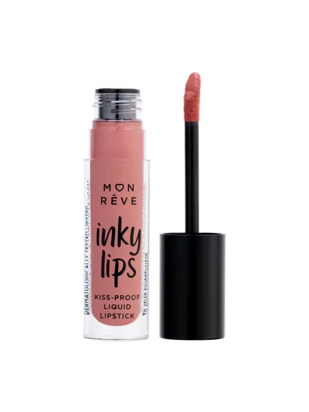 Mon Reve Inky Lips - Εξαιρετικά Σταθερό Υγρό Ματ Κραγιόν 4ml #24 BUFF