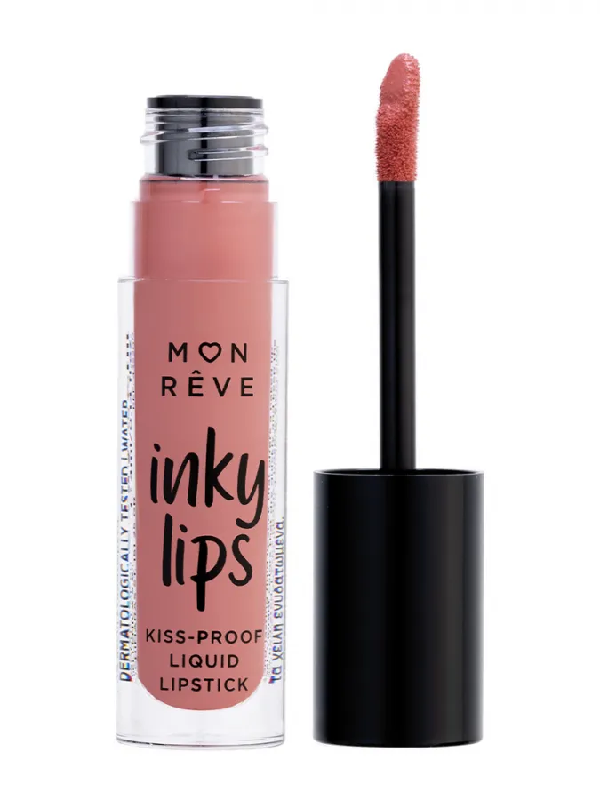 Mon Reve Inky Lips - Εξαιρετικά Σταθερό Υγρό Ματ Κραγιόν 4ml #24 BUFF