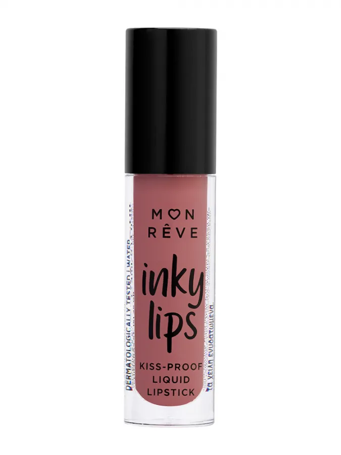 Mon Reve Inky Lips - Εξαιρετικά Σταθερό Υγρό Ματ Κραγιόν 4ml #25 SUEDE