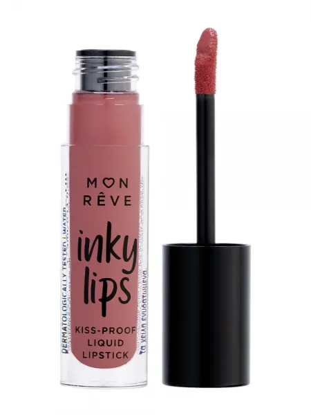 Mon Reve Inky Lips - Εξαιρετικά Σταθερό Υγρό Ματ Κραγιόν 4ml #25 SUEDE