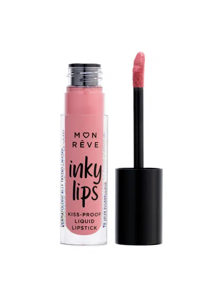 Mon Reve Inky Lips - Εξαιρετικά Σταθερό Υγρό Ματ Κραγιόν 4ml #26 VEIL