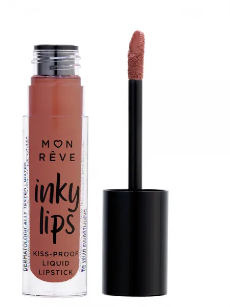 Mon Reve Inky Lips - Εξαιρετικά Σταθερό Υγρό Ματ Κραγιόν 4ml #04 VELOUR