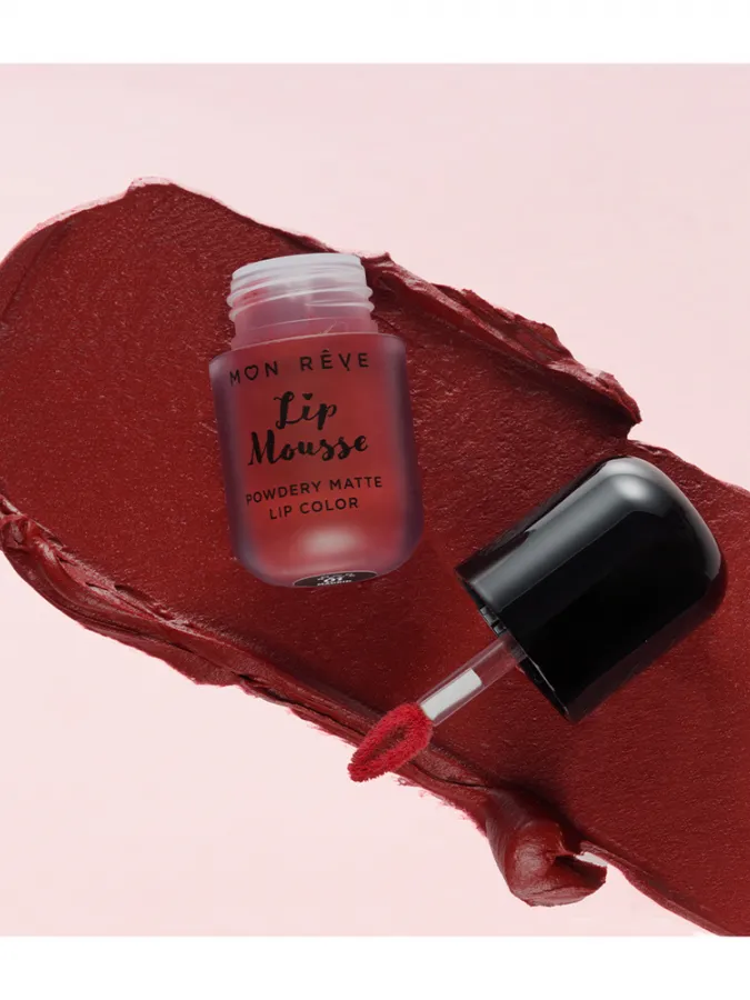 Mon Reve Lip Mousse - Ανάλαφρο Ματ Κραγιόν με Υφή Πούδρας 4gr #01 MADRID