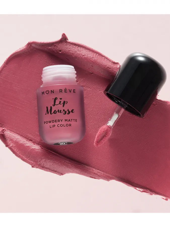 Mon Reve Lip Mousse - Ανάλαφρο Ματ Κραγιόν με Υφή Πούδρας 4gr #07 VIENNA
