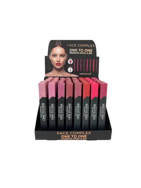 Face Complex One To One Lipstick Waterproof + Lipliner Waterproof #01