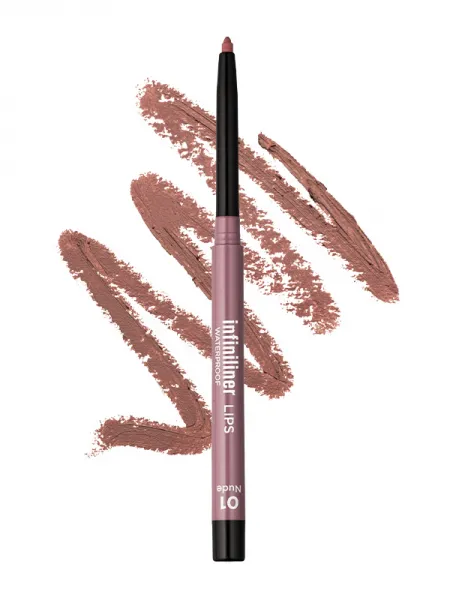 Mon Reve Infiniliner Gel Lip Pencil - Αδιάβροχο Μηχανικό Μολύβι Χειλιών 1.2gr – #01 Nude