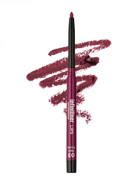 Mon Reve Infiniliner Gel Lip Pencil - Αδιάβροχο Μηχανικό Μολύβι Χειλιών 1.2gr – #03 Red Nude
