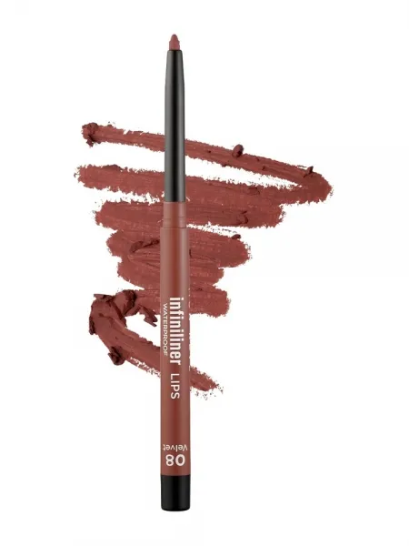 Mon Reve Infiniliner Gel Lip Pencil - Αδιάβροχο Μηχανικό Μολύβι Χειλιών 1.2gr – #08 Velvet
