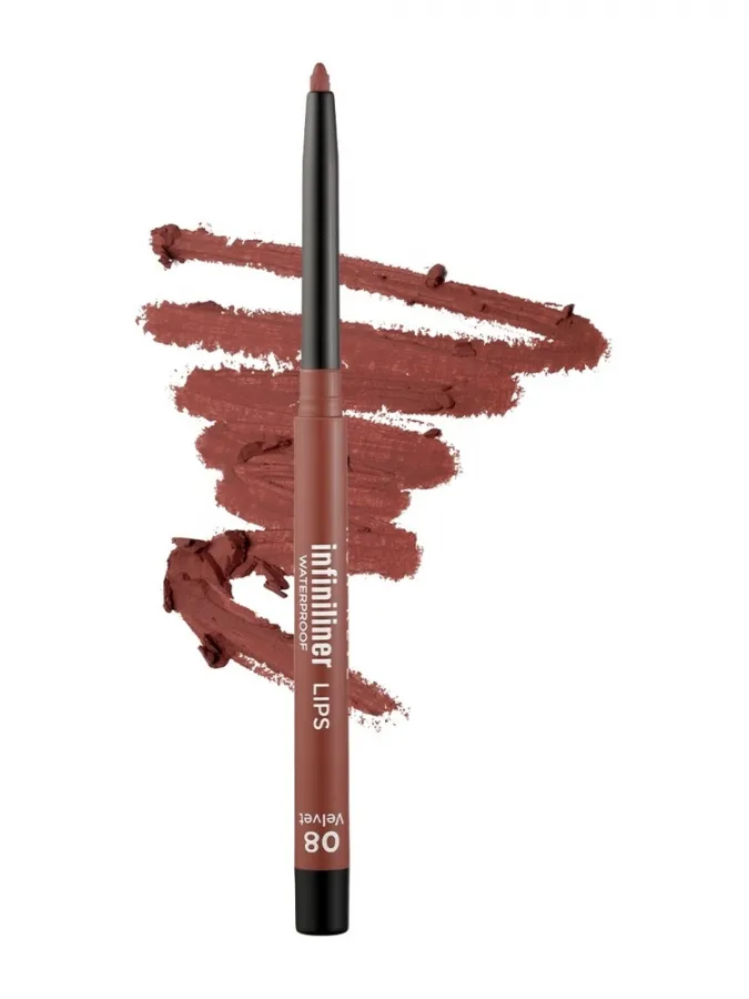 Mon Reve Infiniliner Gel Lip Pencil - Αδιάβροχο Μηχανικό Μολύβι Χειλιών 1.2gr – #08 Velvet