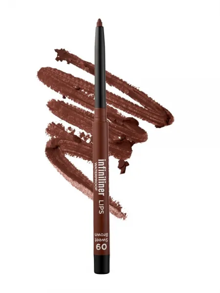 Mon Reve Infiniliner Gel Lip Pencil - Αδιάβροχο Μηχανικό Μολύβι Χειλιών 1.2gr – #09 Sweet Brown