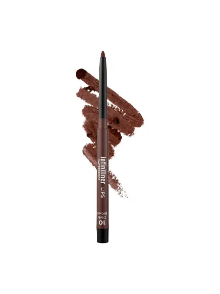 Mon Reve Infiniliner Gel Lip Pencil - Αδιάβροχο Μηχανικό Μολύβι Χειλιών 1.2gr – #10 Dark Brown