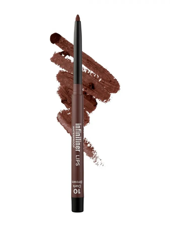 Mon Reve Infiniliner Gel Lip Pencil - Αδιάβροχο Μηχανικό Μολύβι Χειλιών 1.2gr – #10 Dark Brown