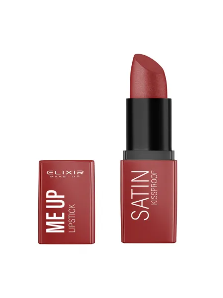 ELIXIR Satin Me Up Kissproof Lipstick 3g #042 (BLUSHY BROWN)